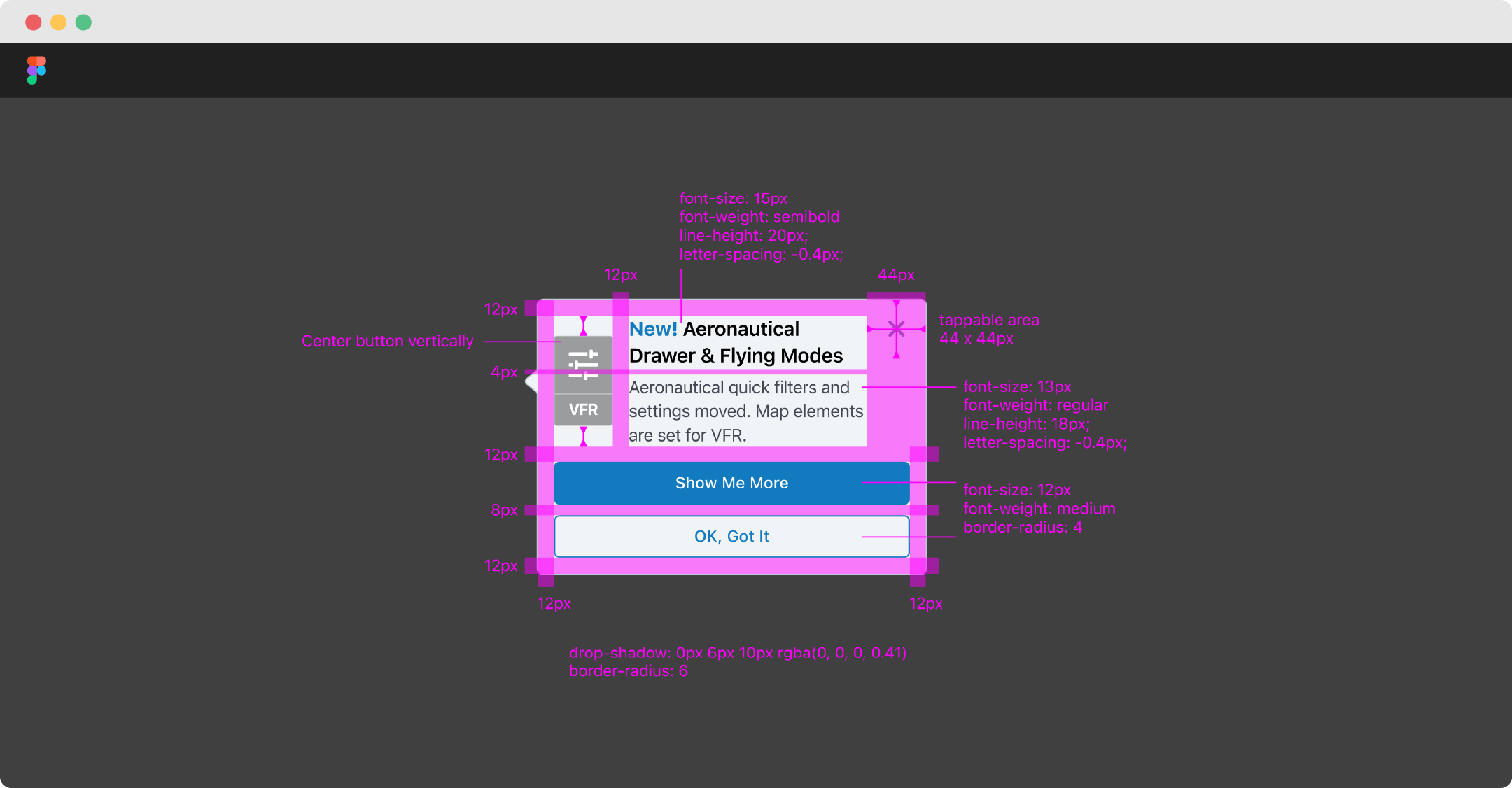 Tip design specs